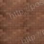 Гибкая черепица ТЕХНОНИКОЛЬ, Фламенко, Коричневый Арт.:GCH-00124