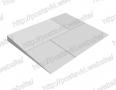 XPS ТехноНИКОЛЬ CARBON PROF 250 SLOPE-1,7% S/2 1200х600х80 Элемент В Арт.:XPS-005